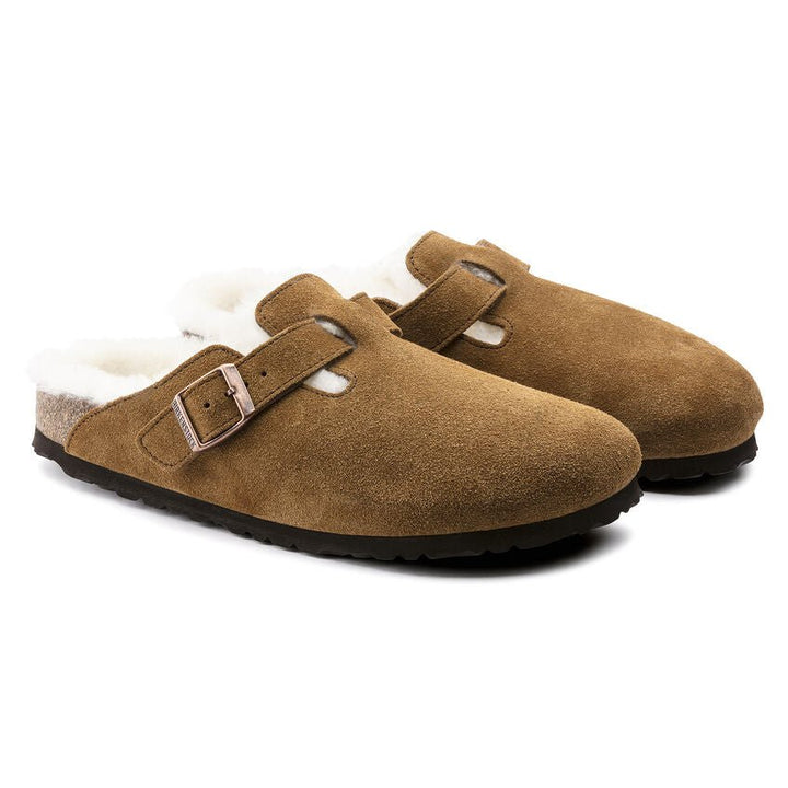 Birkenstock Sabots Boston fourrure agneau - Lothaire boutiques