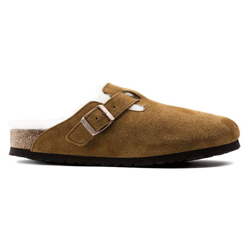 Birkenstock Sabots Boston fourrure agneau - Lothaire boutiques