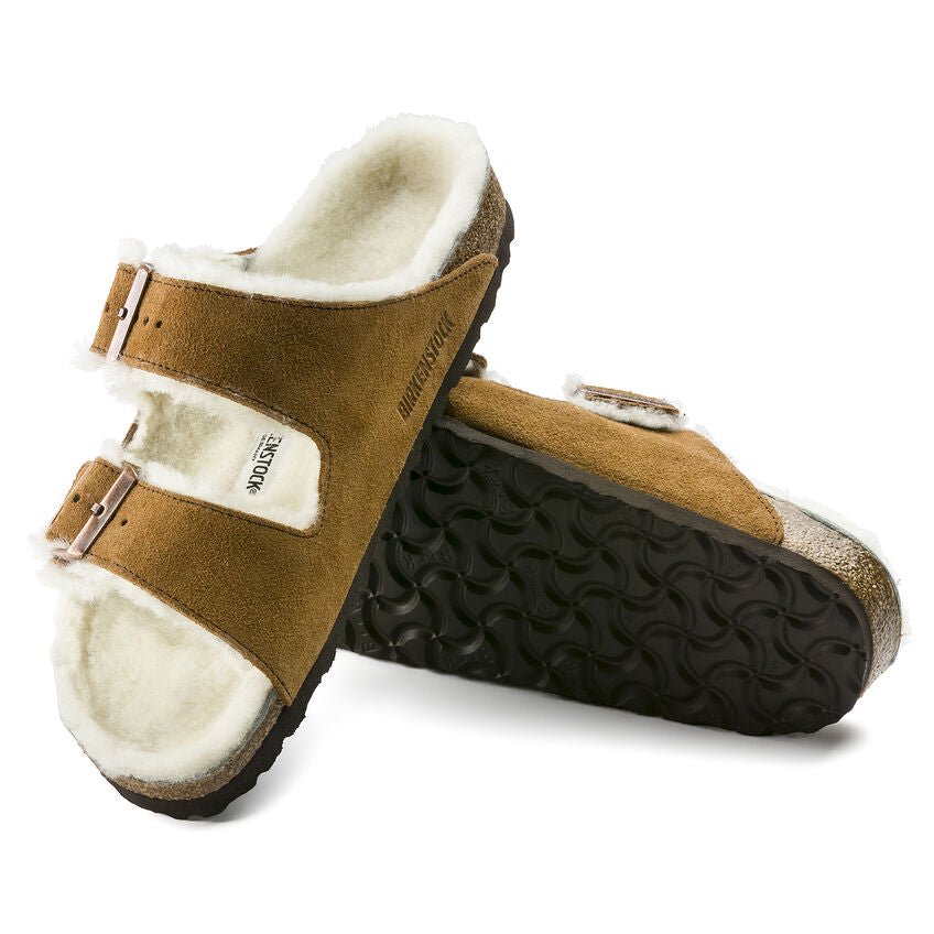 Birkenstock Sandales Arizona en fourrure d’agneau - Lothaire boutiques