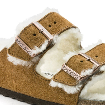 Birkenstock Sandales Arizona en fourrure d’agneau - Lothaire boutiques