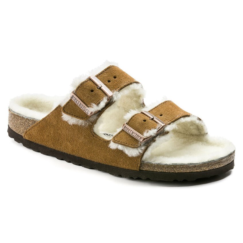 Birkenstock Sandales Arizona en fourrure d’agneau - Lothaire boutiques