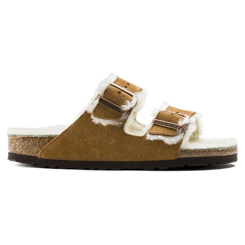 Birkenstock Sandales Arizona en fourrure d’agneau - Lothaire boutiques