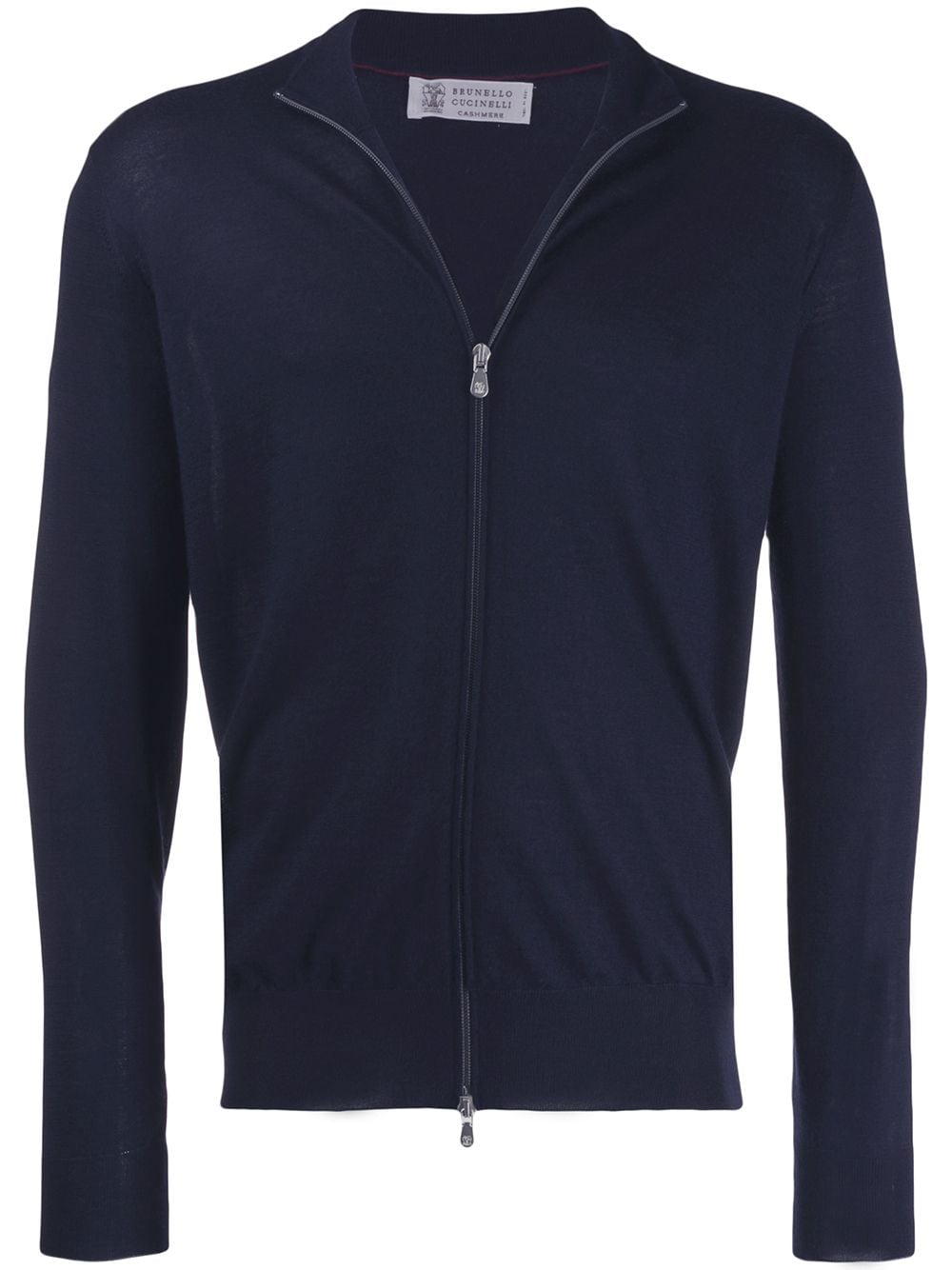 Brunello Cucinelli - Cardigan à col montant en cachemire avec fermeture éclair - Lothaire boutiques