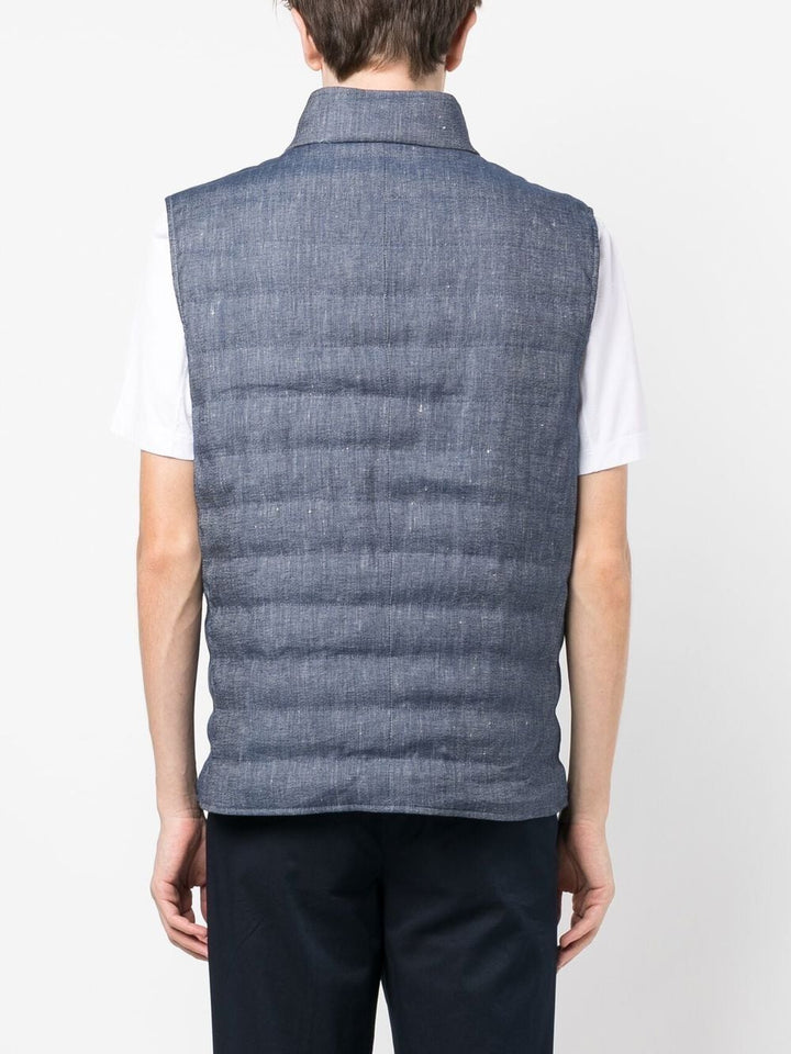 Brunello Cucinelli - Doudoune WR à design sans manches - Lothaire
