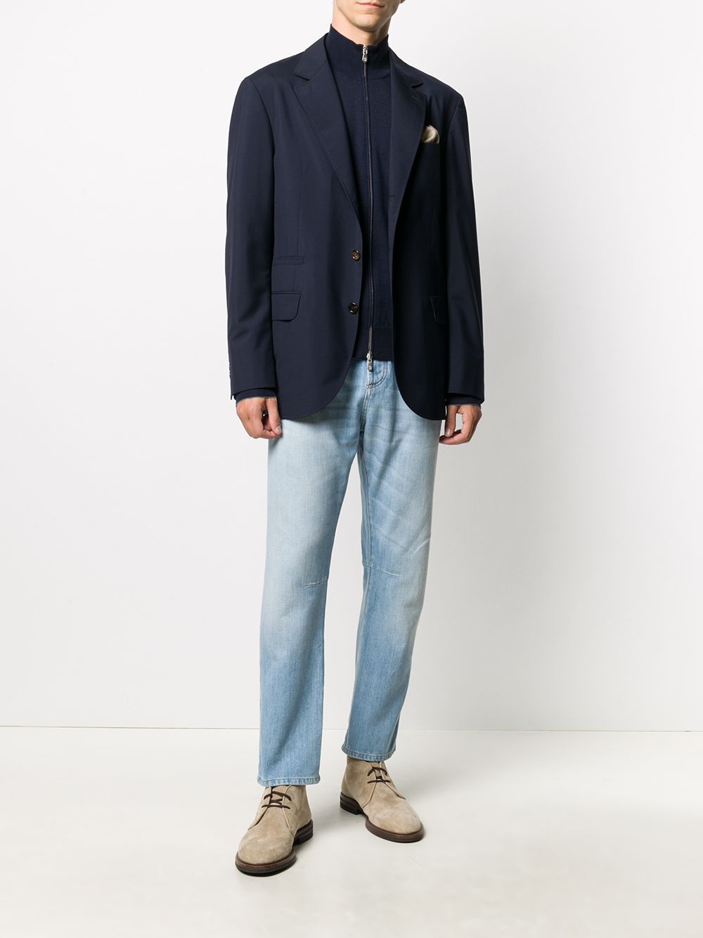 Brunello Cucinelli - Gilet léger en laine vierge et cachemire - Lothaire boutiques