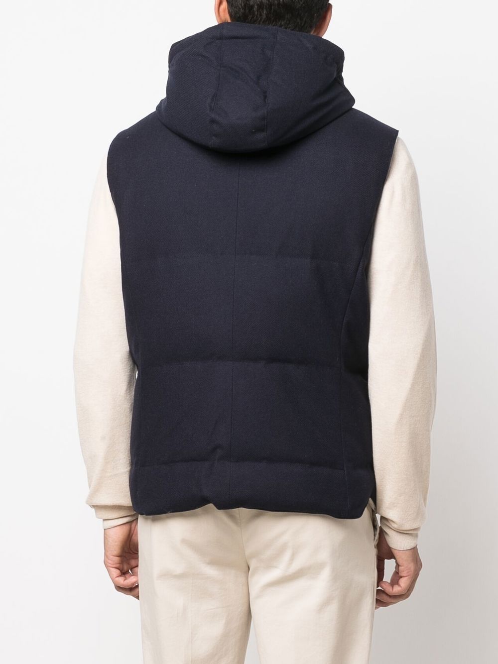 Brunello Cucinelli - Gilet matelassé à capuche en duvet - Lothaire boutiques