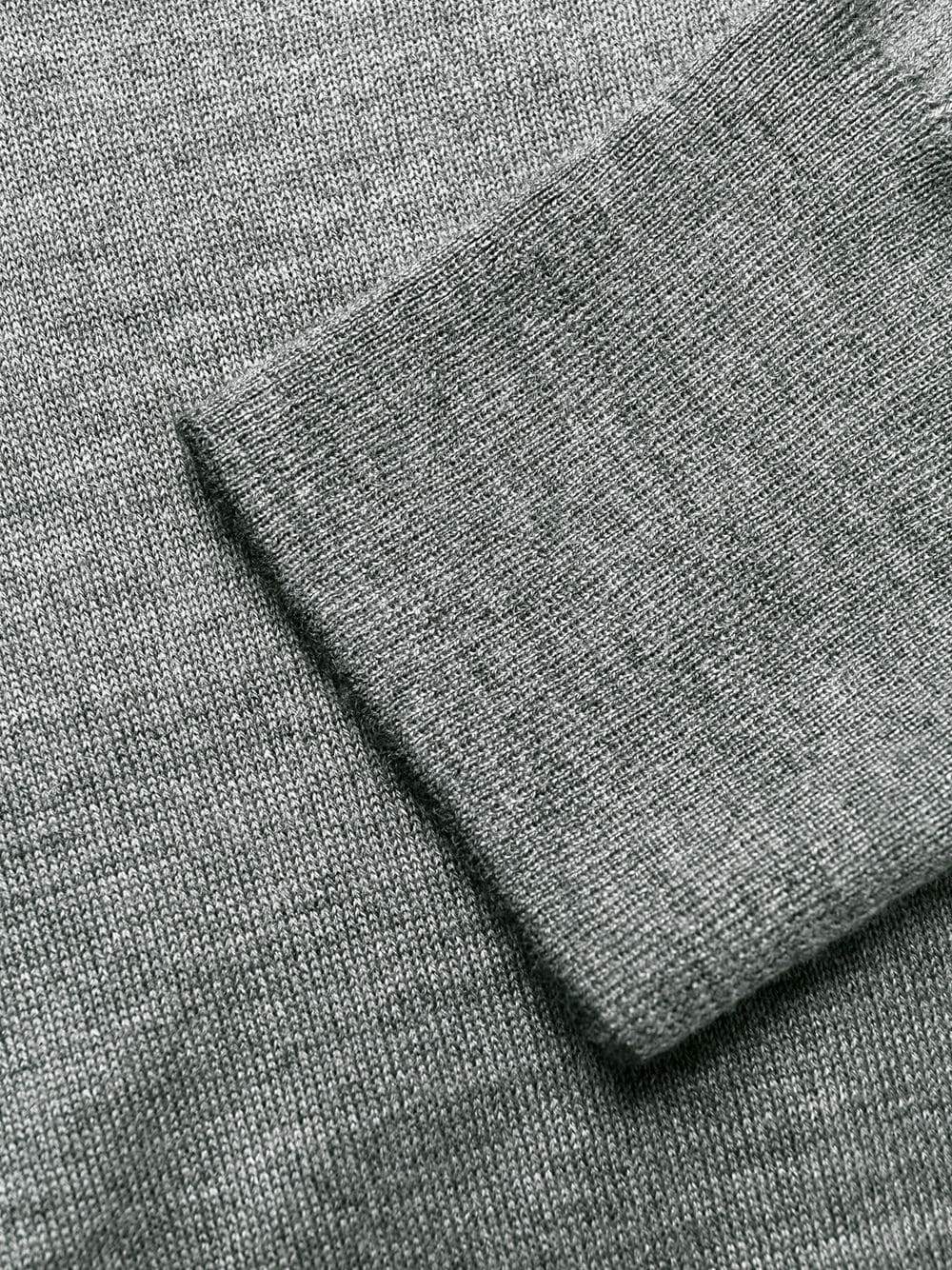 Brunello Cucinelli Pull à col v gris - Lothaire boutiques (7036969058469)