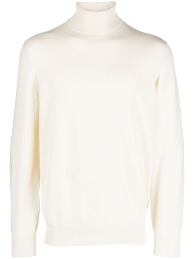 Brunello Cucinelli Pull cachemire col roulé White - Lothaire