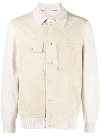 Brunello Cucinelli Surchemise en cuir - Lothaire
