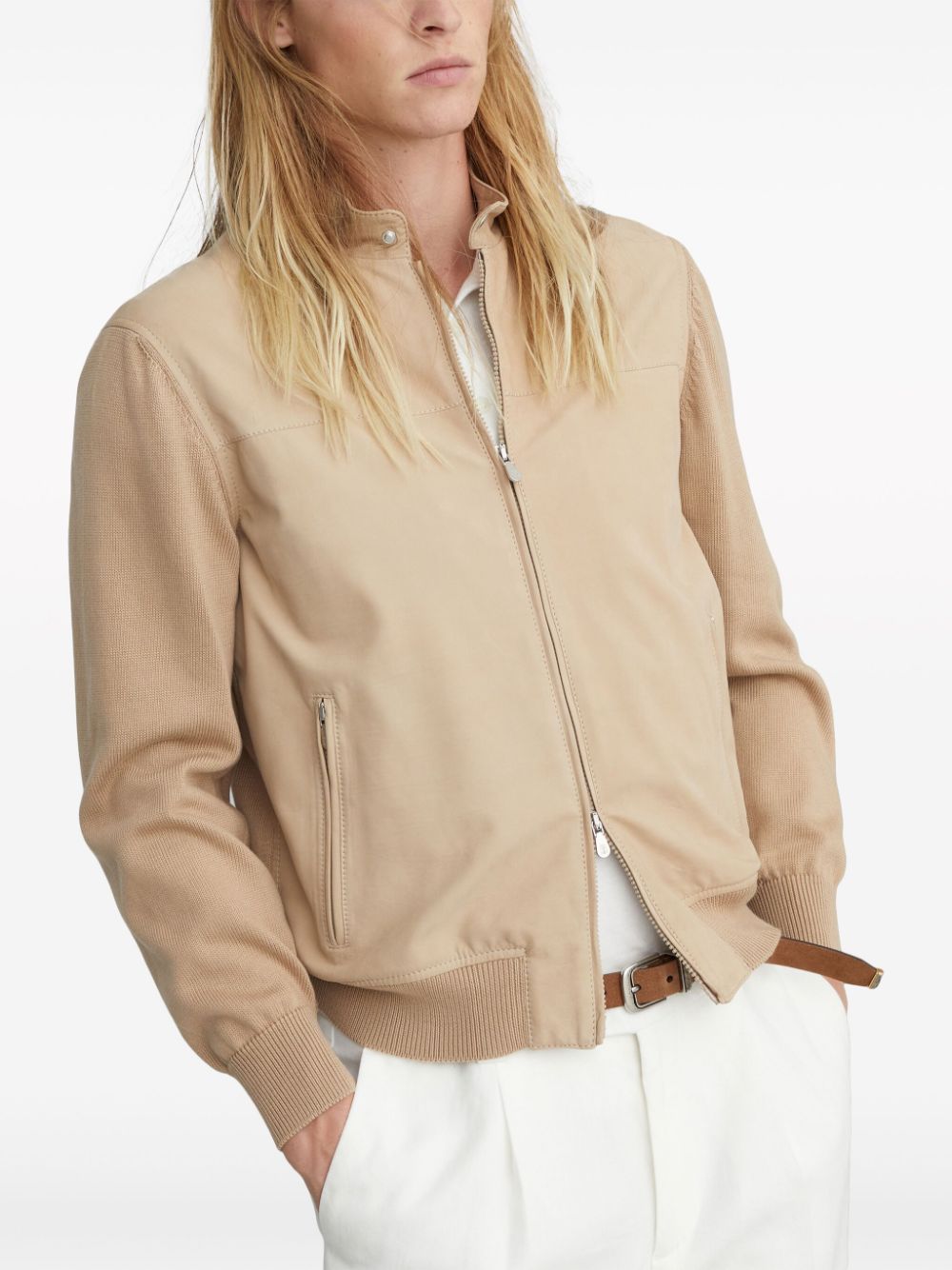 Brunello Cucinelli - Veste en cuir nubuck - Lothaire