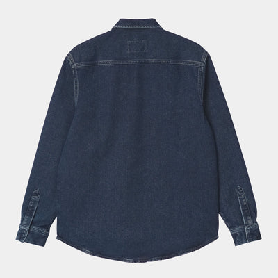 Carhartt WIP - Chemise Salinac - Blue Stone Washed - Lothaire