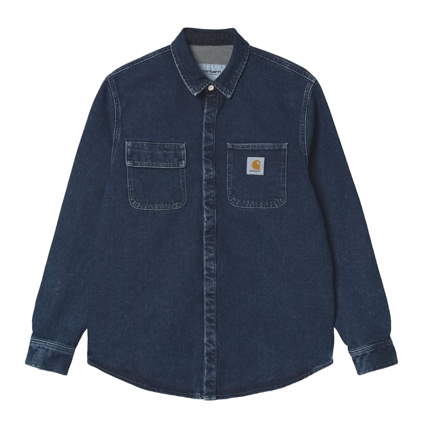 Carhartt WIP - Chemise Salinac - Blue Stone Washed - Lothaire