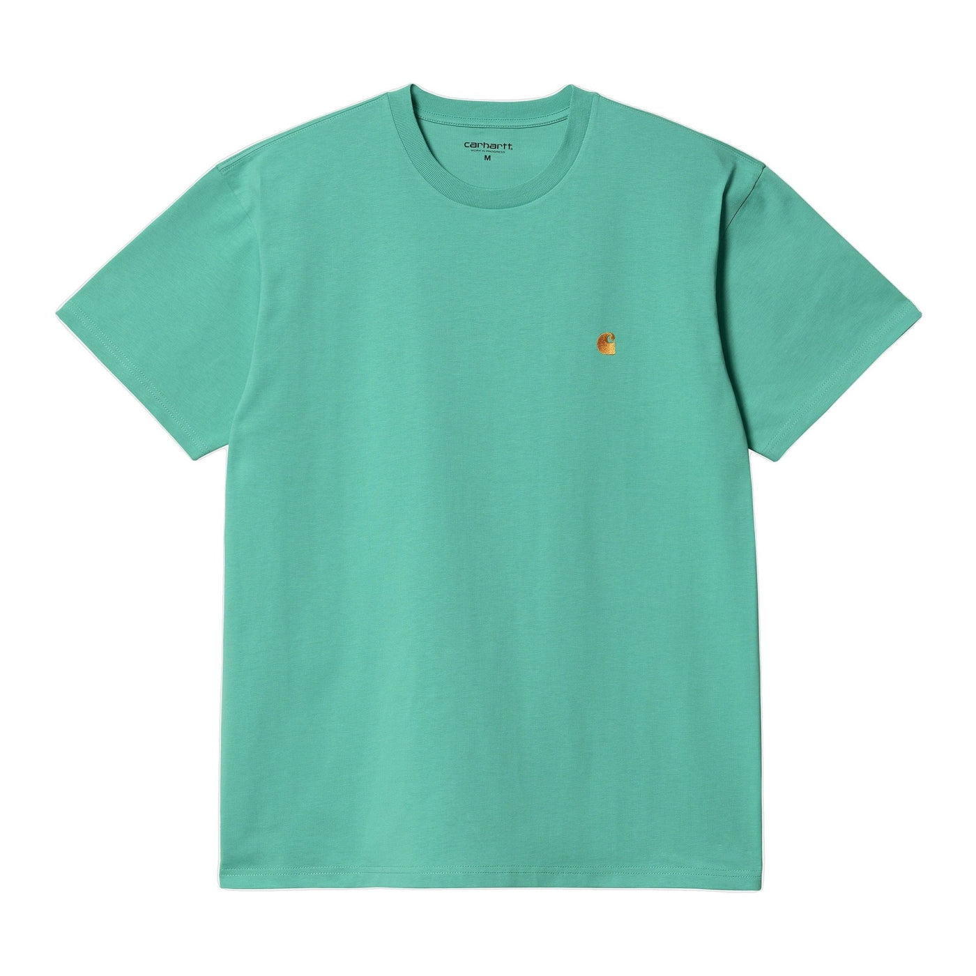 Carhartt WIP - S/S Chase T-Shirt Aqua green Gold - Lothaire