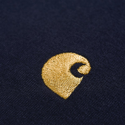 Carhartt WIP - S/S Chase T-Shirt Dark navy Gold - Lothaire