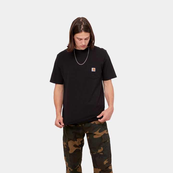 Carhartt WIP - S/S Pocket T-Shirt Black - Lothaire