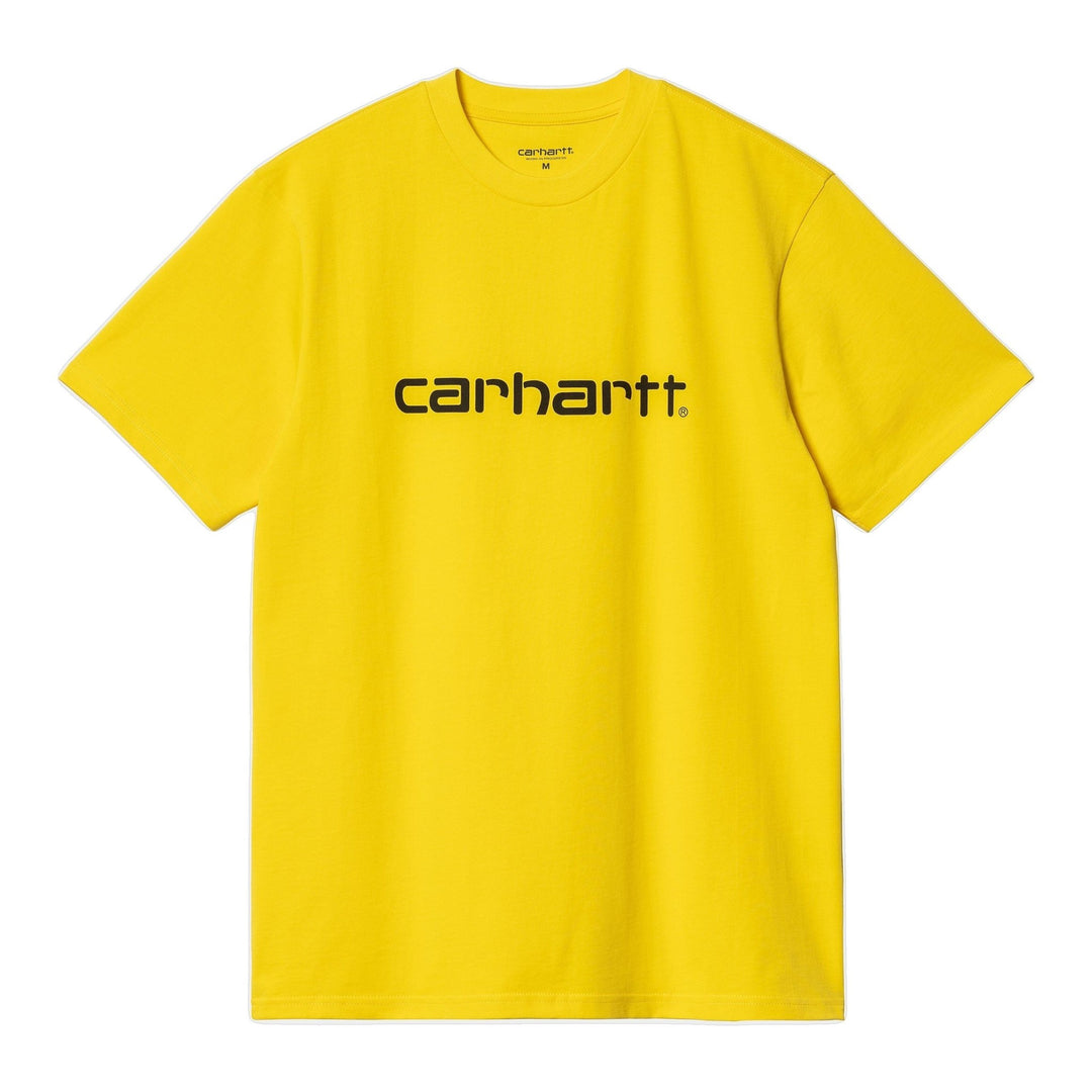 Carhartt WIP - S/S Script T-Shirt Buttercup Black - Lothaire