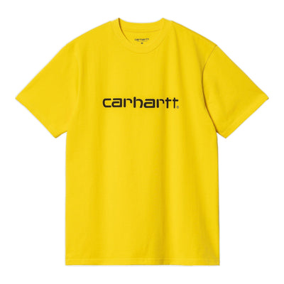 Carhartt WIP - S/S Script T-Shirt Buttercup Black - Lothaire