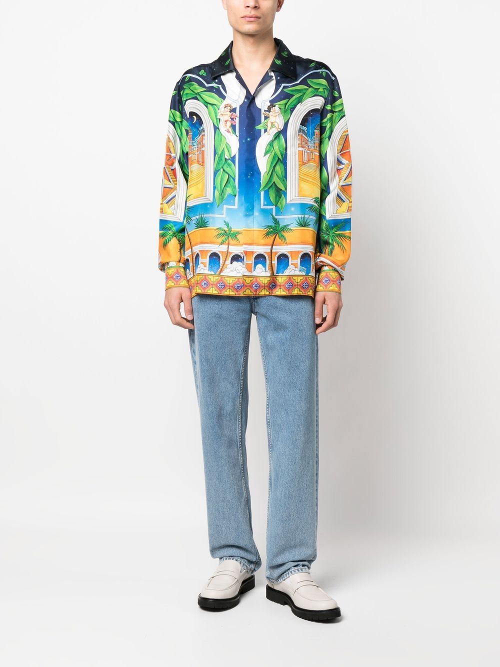 Casablanca Chemise en soie Maison d'Eté - Lothaire