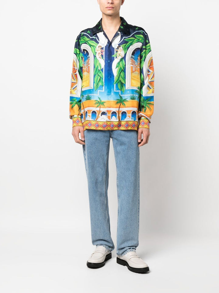 Casablanca Chemise en soie Maison d'Eté - Lothaire