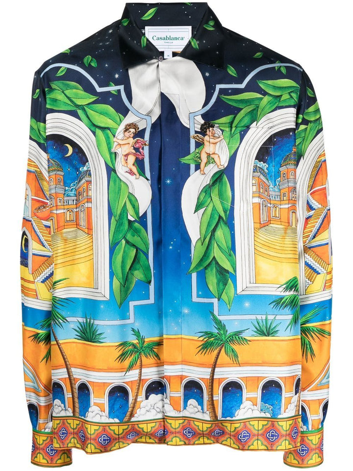 Casablanca Chemise en soie Maison d'Eté - Lothaire