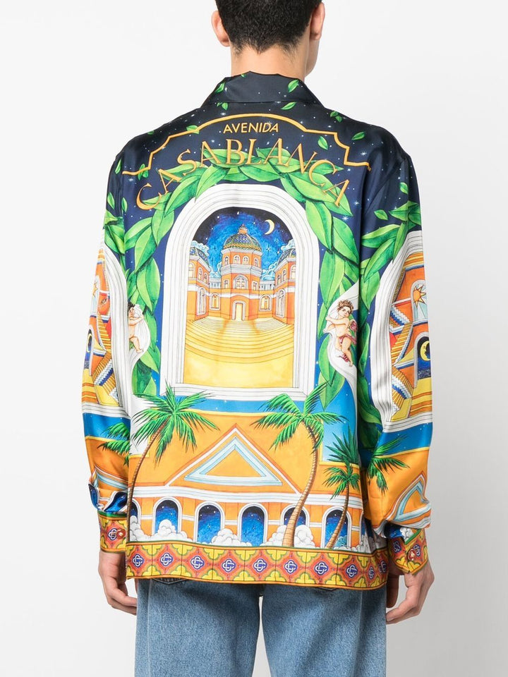 Casablanca Chemise en soie Maison d'Eté - Lothaire