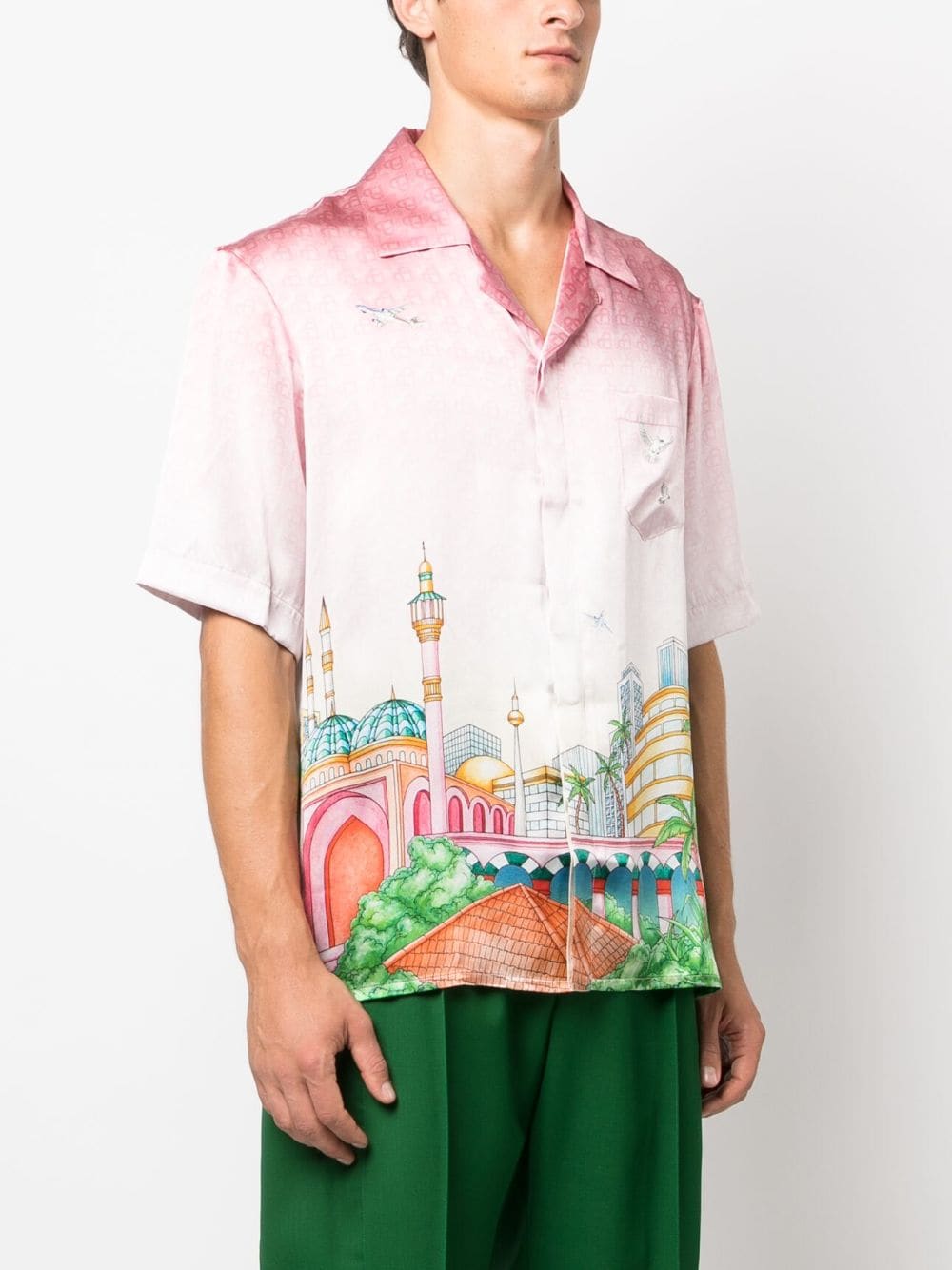 Casablanca Chemise en soie Morning City View - Lothaire