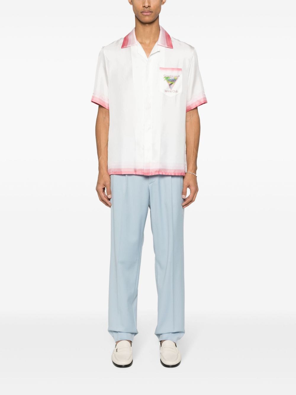 Casablanca - Chemise Tennis Club Icon en soie - Lothaire