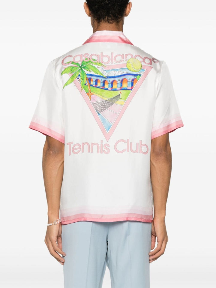 Casablanca - Chemise Tennis Club Icon en soie - Lothaire