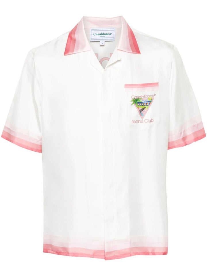 Casablanca - Chemise Tennis Club Icon en soie - Lothaire