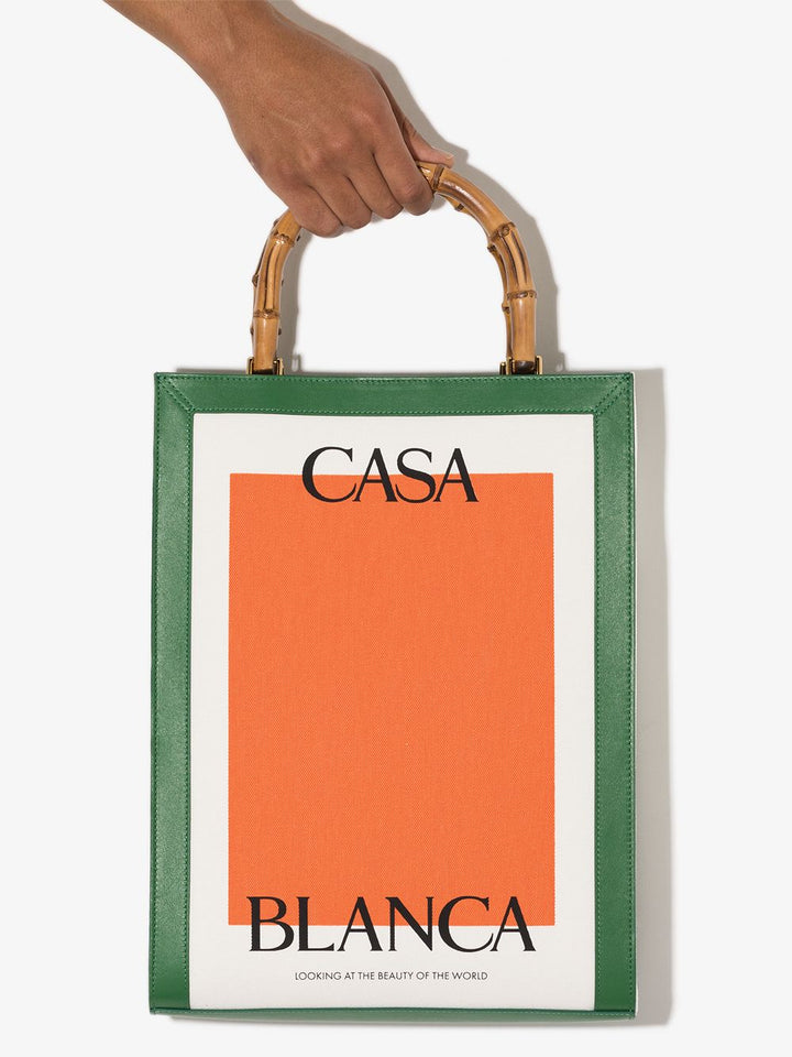 Casablanca Sac cabas à logo imprimé - Lothaire boutiques