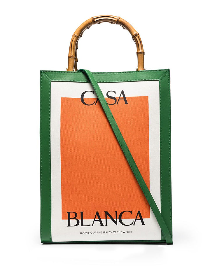 Casablanca Sac cabas à logo imprimé - Lothaire boutiques