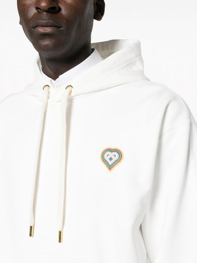 Casablanca Sweat à capuche Rainbow Heart - Lothaire