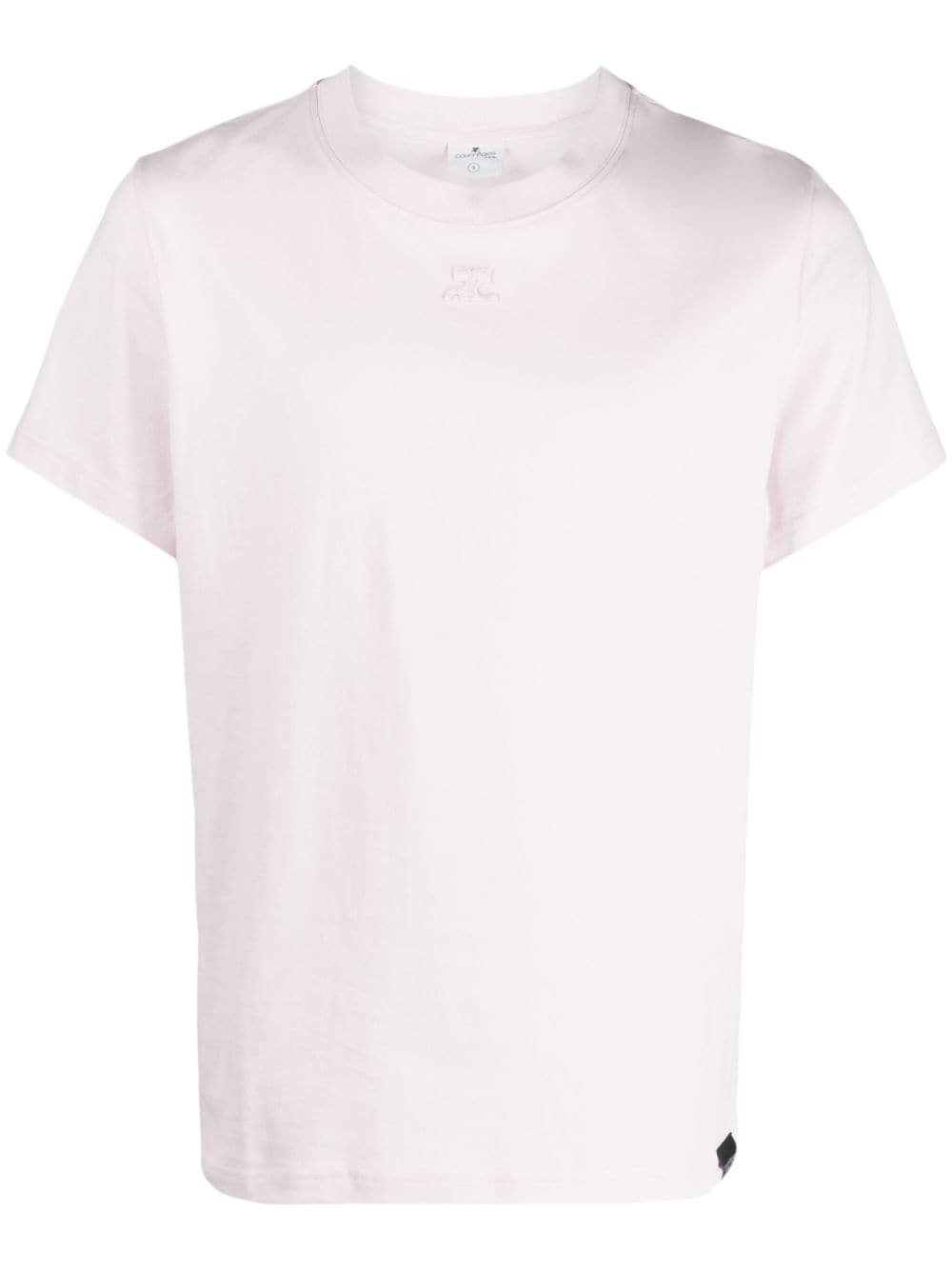 Courrèges - T-Shirt Rose à logo - Lothaire