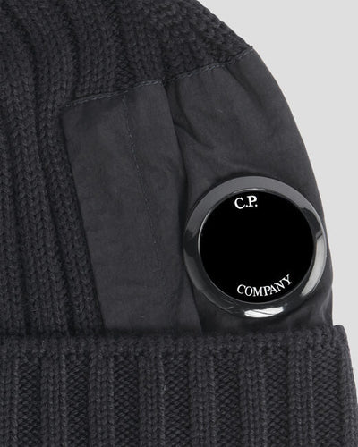 C.P Company Bonnet Black en laine - Lothaire