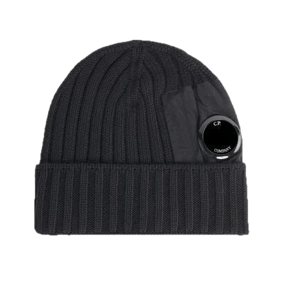 C.P Company Bonnet Black en laine - Lothaire