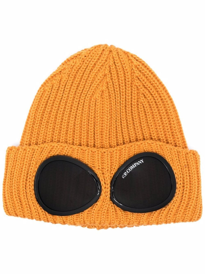 CP Company Bonnet en maille à logo imprimé Desert Sun - Lothaire