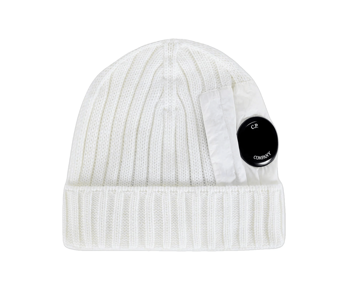 C.P Company Bonnet Gauze White en laine - Lothaire