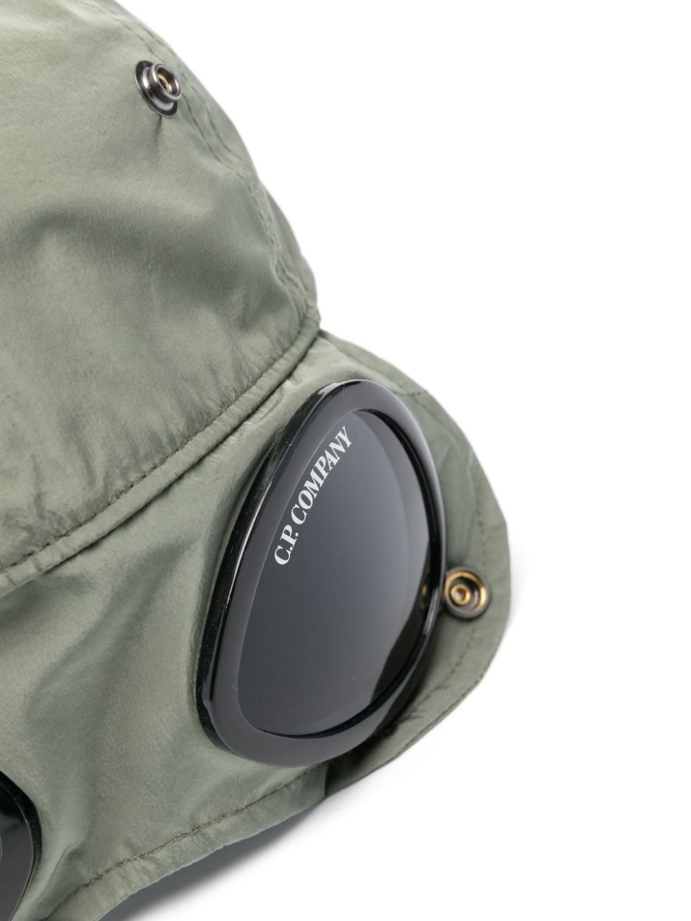 C.P Company Casquette Chrome-R Goggle Agace Green - Lothaire