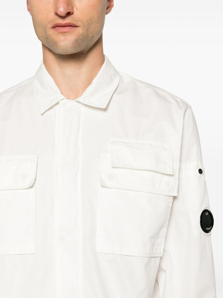 C.P. COMPANY - Chemise Gauze white Gabardine - Lothaire