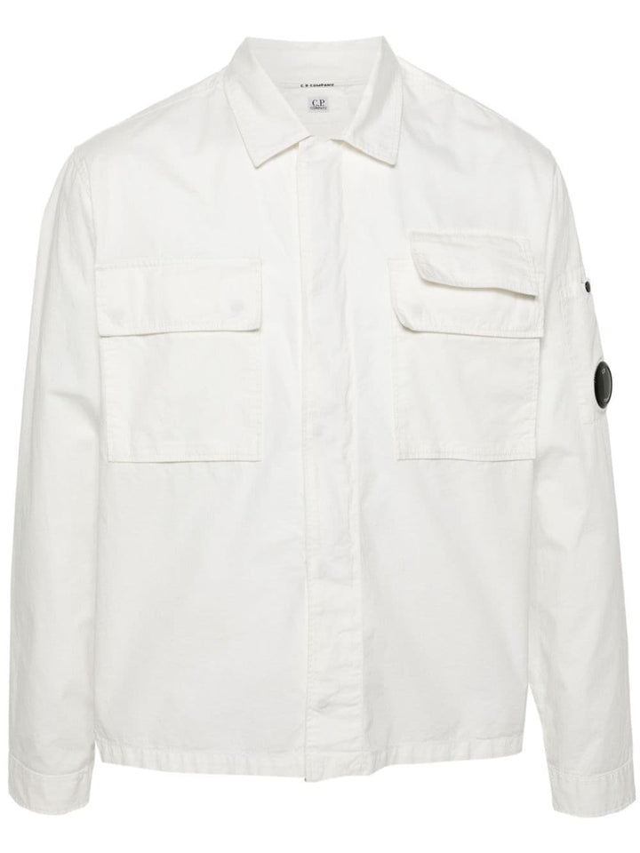 C.P. COMPANY - Chemise Gauze white Gabardine - Lothaire
