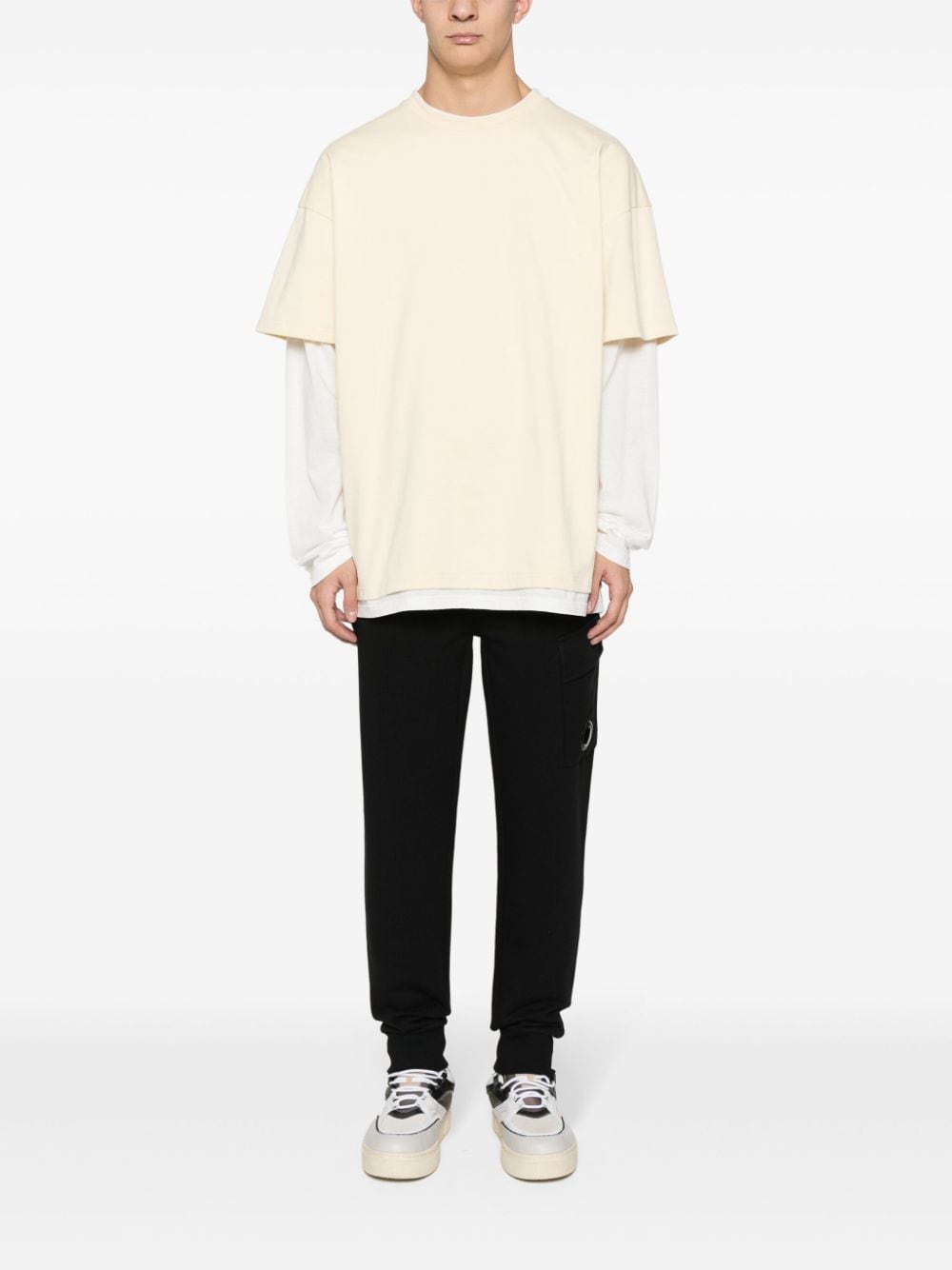 CP Company Diagonal Raised Fleece Black - Lothaire