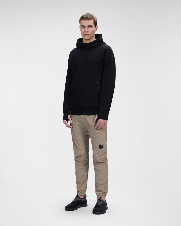 CP Company Diagonal Raised Fleece Goggle Hoodie - Lothaire