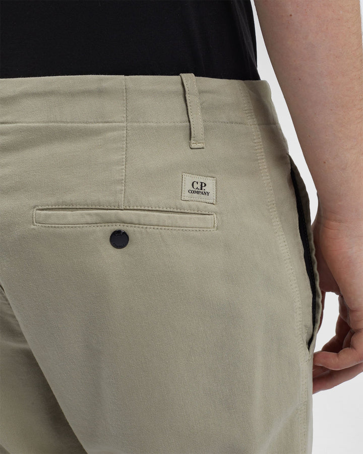 C.P Company Pantalon cargo Ottoman Stretch SME Ergonomic Silver Sage - Lothaire