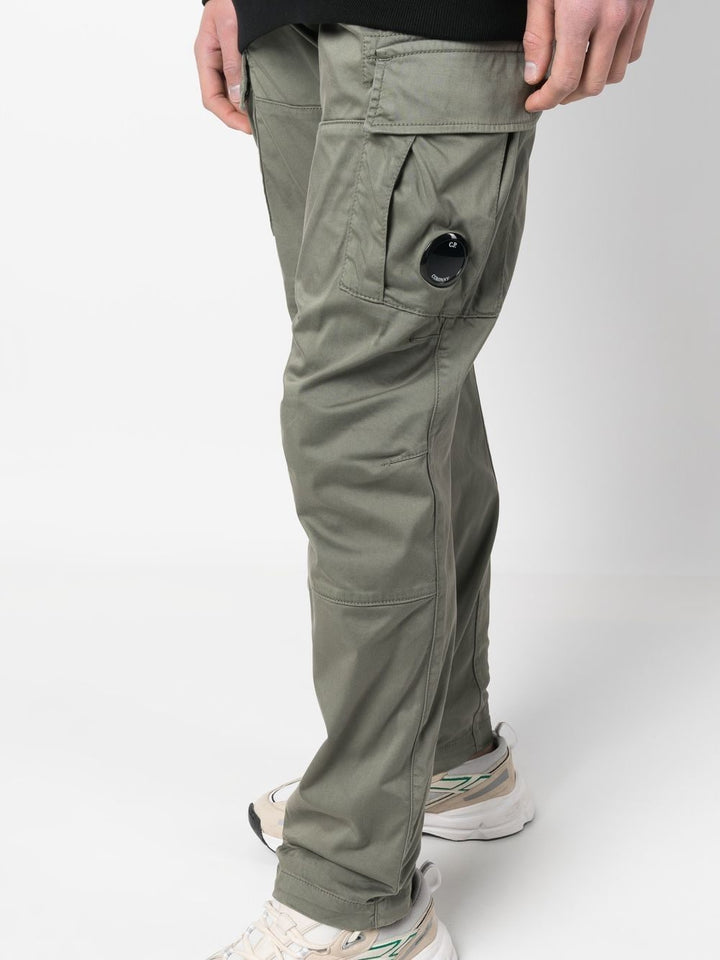 C.P Company Pantalon cargo Stretch Sateen Bronze green - Lothaire