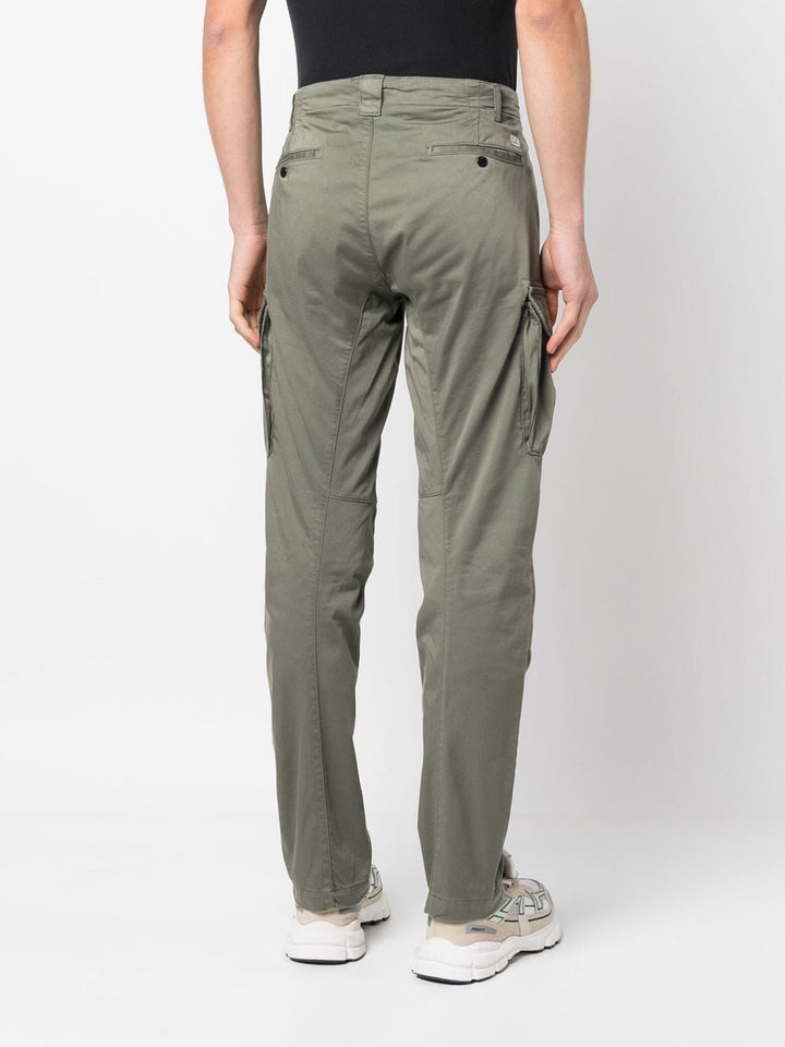 C.P Company Pantalon cargo Stretch Sateen Bronze green - Lothaire