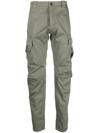 C.P Company Pantalon cargo Stretch Sateen Bronze green - Lothaire