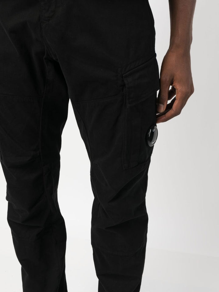 C.P Company Pantalon cargo Stretch Sateen Ergonomic Fit Black - Lothaire