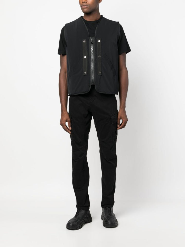 C.P Company Pantalon cargo Stretch Sateen Ergonomic Fit Black - Lothaire