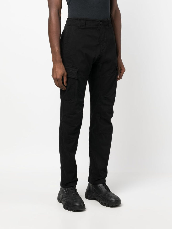 C.P Company Pantalon cargo Stretch Sateen Ergonomic Fit Black - Lothaire