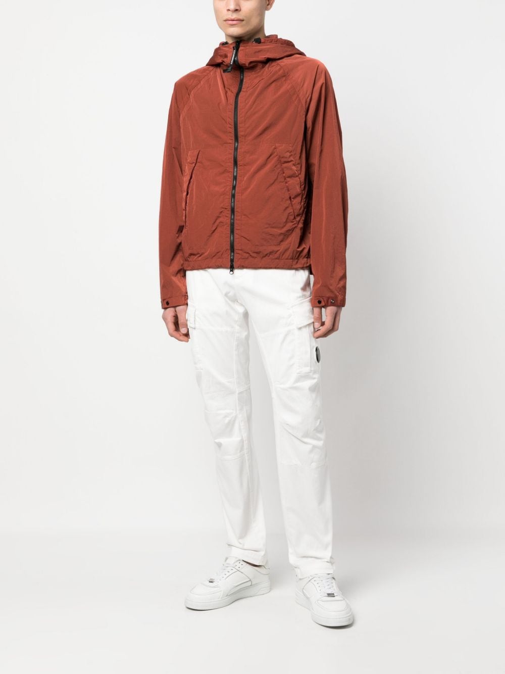 C.P Company Pantalon cargo Stretch Sateen Gauze white - Lothaire